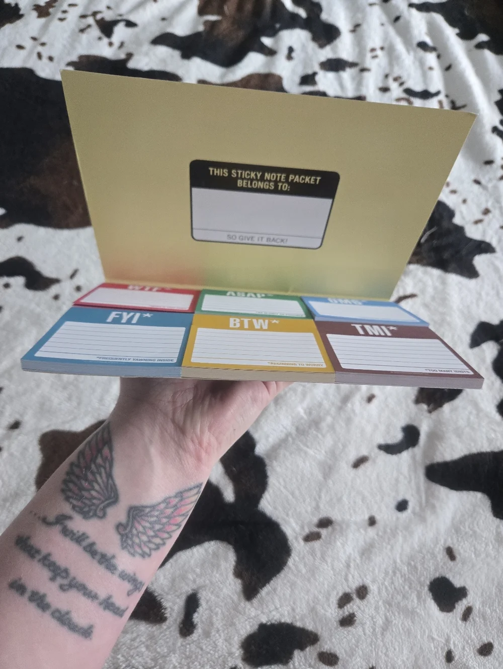 Assorted Color Sticky Note Booklet – Home Office Notes - Picture 3 of 3